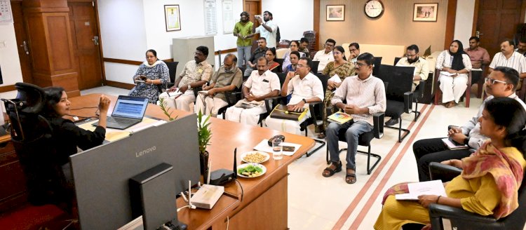 ​വോട്ടർപട്ടിക പരിഷ്കരണം രാഷ്ട്രീയ പാർട്ടി പ്രതിനിധികളുടെ യോഗം ചേർന്നു