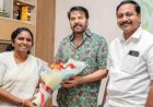 പത്മഭൂഷൺ പുരസ്‌കാര നിറവിൽ മമ്മൂട്ടി വസതിയിലെത്തി അഭിനന്ദനം അറിയിച്ച് മേയറും ഡെപ്യൂട്ടി മേയറും