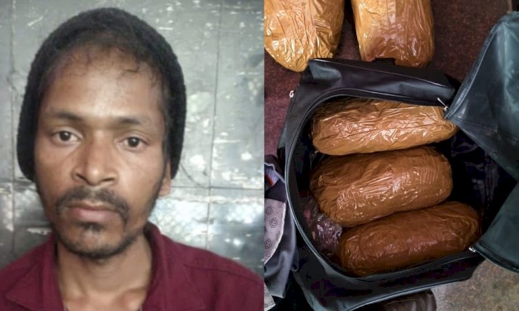 ​ആലുവയിൽ 5 കിലോ കഞ്ചാവുമായി ഒഡീഷ സ്വദേശി പിടിയിൽ
