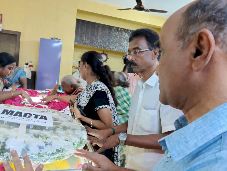 എസ്.പി. വെങ്കിടേഷിന്റെ നിര്യാണത്തിൽ മാക്ട അനുശോചിച്ചു