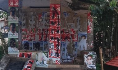 മന്ത്രി സജി ചെറിയാന്റെ പോസ്റ്ററുകളിൽ കരിഓയിൽ സ്വന്തം നാട്ടിൽ പ്രതിഷേധം പുകയുന്നു