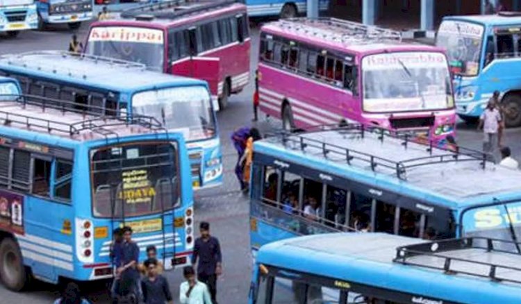 ​നിയമം ലംഘിച്ച സ്വകാര്യ ബസുകൾക്കെതിരെ ആർടിഒ നടപടി 66 ബസുകൾക്ക് പിഴ