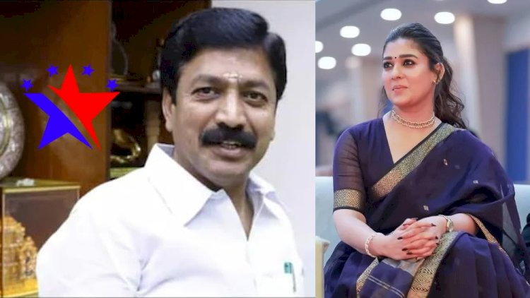 നയൻതാരയ്‌ക്കെതിരെ അശ്ലീല പരാമർശം എഐഎഡിഎംകെ നേതാവ് സി.വി. ഷൺമുഖത്തിനെതിരെ വ്യാപക പ്രതിഷേധം