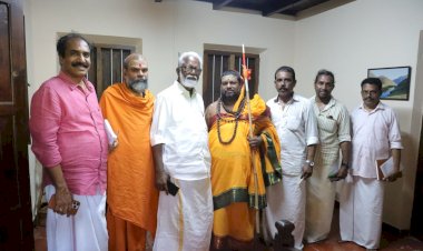 ​വിശ്വകർമ്മ സമൂഹം എൻ.ഡി.എയ്ക്കൊപ്പം സ്ഥാനാർത്ഥികൾക്കായി ദണ്ഡിസ്വാമി സാധു കൃഷ്ണാനന്ദ സരസ്വതി രംഗത്ത്