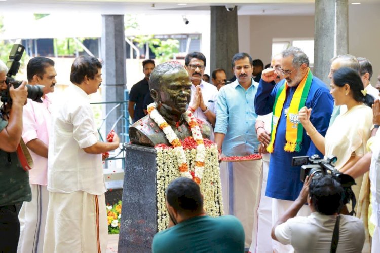 ​ബിജെപി സ്ഥാപക ദിനം തിരുവനന്തപുരത്ത് അമിത് ഷായുടെ സാന്നിധ്യത്തിൽ വിപുലമായ ആഘോഷം