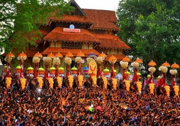 ഗജരാജപ്രൗഢിയിൽ തൃശൂർ പൂരം പാറമേക്കാവിന്റെ തിടമ്പേറ്റാൻ തൃക്കടവൂർ ശിവരാജു എത്തുന്നു