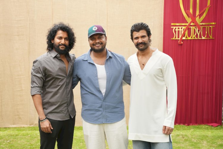 വിജയ് ദേവരകൊണ്ടയുടെ ഗ്ലോബൽ പ്രോജക്റ്റിന് തുടക്കം പൂജ ചടങ്ങിൽ ക്ലാപ്പടിച്ച് നാനി