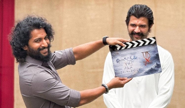 വിജയ് ദേവരകൊണ്ടയുടെ ഗ്ലോബൽ പ്രോജക്റ്റിന് തുടക്കം പൂജ ചടങ്ങിൽ ക്ലാപ്പടിച്ച് നാനി