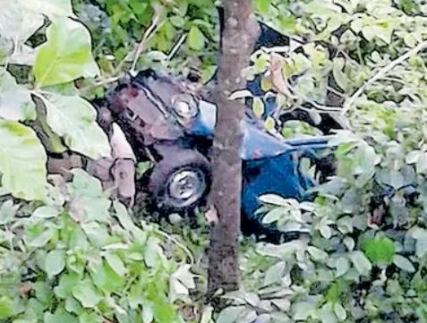 താഴ്ചയിലേക്ക് പതിച്ചിട്ടും പോറലേറ്റില്ല പയർവള്ളി പടർപ്പുകൾ ജീവൻ കാത്തു, അമലഗിരിയിൽ അപകടം