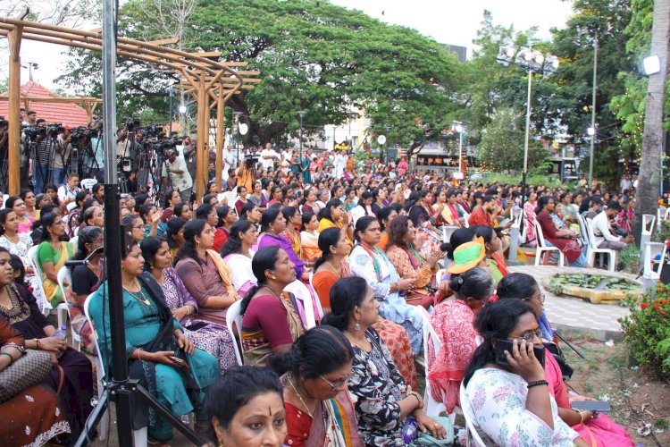 വനിതാ സംവരണ ബിൽ അട്ടിമറിച്ച ഇടത് വലത് മുന്നണികൾക്കെതിരെ തിരുവനന്തപുരത്ത് ബിജെപിയുടെ വമ്പൻ പ്രതിഷേധ റാലി