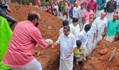 നിതിൻ രാജിന്റെ സ്വപ്നം പൂവണിയുന്നു എം.വി. ഗോവിന്ദൻ മാസ്റ്റർ തറക്കല്ലിട്ടു