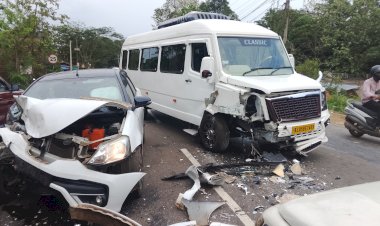 വെമ്പിള്ളി ആരംപിള്ളി വളവിൽ അപകടം കാർ ഡ്രൈവർ ഉറങ്ങിപ്പോയതെന്ന് നിഗമനം