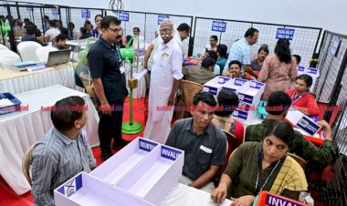 ​കണ്ണൂരിൽ ഇഞ്ചോടിഞ്ച് പോരാട്ടം വോട്ടെണ്ണൽ കേന്ദ്രത്തിൽ ആത്മവിശ്വാസത്തോടെ രാമചന്ദ്രൻ കടന്നപ്പള്ളി
