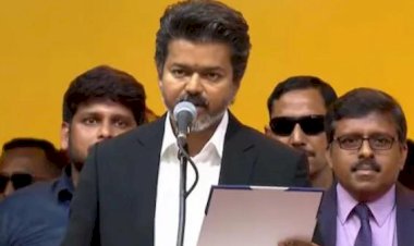 തമിഴ്‌നാടിന്റെ അമരത്ത് ഇനി ജോസഫ് വിജയ് മുഖ്യമന്ത്രിയായി സത്യപ്രതിജ്ഞ ചെയ്ത് അധികാരമേറ്റു