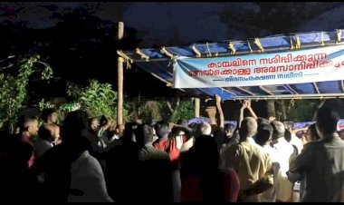 സമരം അടിച്ചമർത്താൻ നീക്കം? പള്ളിപ്പുറത്ത് സമരപ്പന്തലിൽ പോലീസും ജനങ്ങളും മുഖാമുഖം