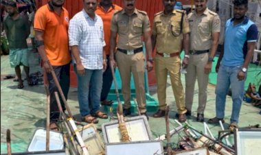 ​ബേപ്പൂരിൽ അനധികൃത മത്സ്യബന്ധന ബോട്ട് പിടിയിൽ 2.5 ലക്ഷം രൂപ പിഴ ഈടാക്കി