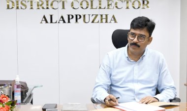 ഷാജി വി. നായർ ആലപ്പുഴ ജില്ലാ കളക്ടറായി ചുമതലയേറ്റു