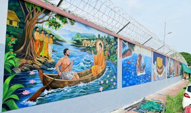മതിലിൽ തെളിയുന്ന നാവിക ചരിത്രം കൊച്ചി നേവൽ ബേസ് മതിൽ ഇനി ഇന്ത്യയിലെ ഏറ്റവും നീളമേറിയ ഓപ്പൺ മ്യൂസിയം