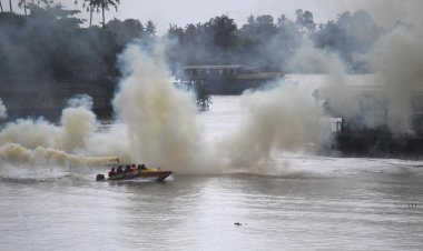 ദേശസുരക്ഷ ഉറപ്പാക്കാൻ എൻ.എസ്.ജി കമാൻഡോകൾ പുന്നമടയിൽ ആലപ്പുഴയിൽ വൻ മോക്ക്ഡ്രിൽ