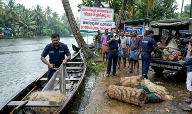 അനധികൃത മത്സ്യബന്ധനം മൺസൂൺ കാലത്ത് കർശന നടപടിയുമായി ഫിഷറീസ് വകുപ്പ് ഊത്തപിടിത്തത്തിന് തടവും പിഴയും