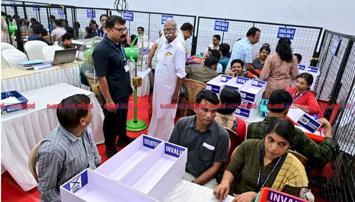 ​കണ്ണൂരിൽ ഇഞ്ചോടിഞ്ച് പോരാട്ടം വോട്ടെണ്ണൽ കേന്ദ്രത്തിൽ ആത്മവിശ്വാസത്തോടെ രാമചന്ദ്രൻ കടന്നപ്പള്ളി