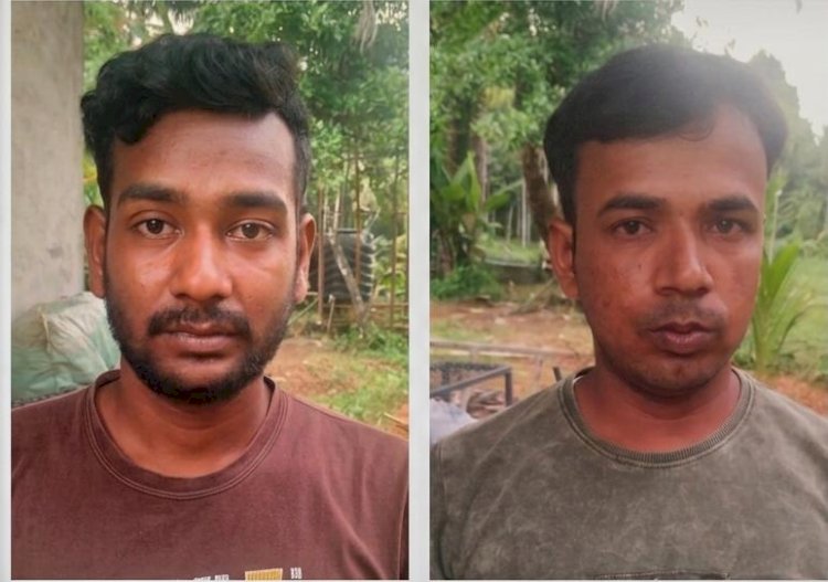 ​19 കിലോ കഞ്ചാവുമായി രണ്ട് ഇതരസംസ്ഥാന തൊഴിലാളികൾ പട്ടിമറ്റത്ത് പിടിയിൽ