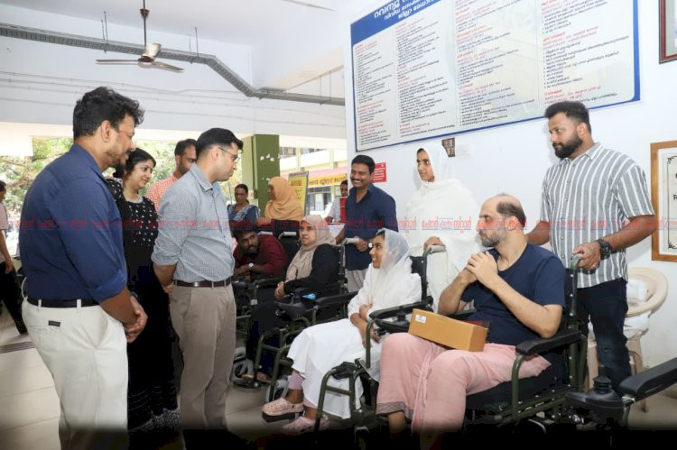ഭിന്നശേഷിക്കാർക്ക് സഞ്ചാരസ്വാതന്ത്ര്യമൊരുക്കി മോട്ടോറൈസ്ഡ് വീൽചെയറുകൾ