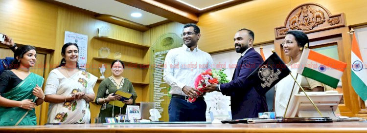 ​കണ്ണൂർ ജില്ലാ കളക്ടറായി പി. വിഷ്ണുരാജ് ചുമതലയേറ്റു