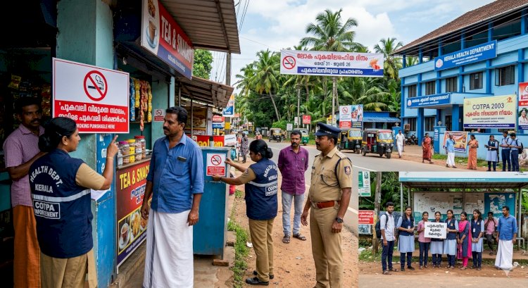 സംസ്ഥാനത്ത് പുകയിലവിരുദ്ധ കാമ്പയിന് തുടക്കം പൊതുസ്ഥലങ്ങളിൽ പുകവലിച്ചാൽ ഇനി പിടിവീഴും