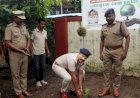 ലോക പരിസ്ഥിതി ദിനം കൊച്ചി പോലീസ് ആസ്ഥാനത്ത് തൈ നട്ട് കമ്മീഷണർ എസ്. കാളിരാജ് മഹേഷ് കുമാർ