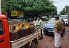 കണ്ണപുരത്ത് അമിതവിലയ്ക്ക് വിൽക്കാൻ കടത്തിയ 24 ഗ്യാസ് സിലിണ്ടറുകൾ പിടികൂടി ഏജൻസിക്കെതിരെ നടപടി