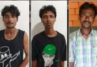 പെരുമ്പാവൂരിൽ ഒഴിഞ്ഞ ഷെഡ്ഡിലിരുന്ന് ലഹരി ഉപയോഗം ഹെറോയിനുമായി മൂന്ന് ഇതരസംസ്ഥാന തൊഴിലാളികൾ പിടിയിൽ