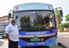 സംസ്ഥാനത്ത് ഹൈഡ്രജൻ ബസുകൾ വരുന്നു? ഡൽഹിയിൽ നേരിട്ടെത്തി പഠിച്ച് ഗതാഗത മന്ത്രി സി.പി. ജോൺ