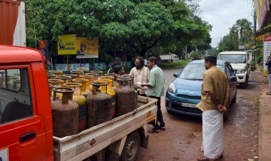 കണ്ണപുരത്ത് അമിതവിലയ്ക്ക് വിൽക്കാൻ കടത്തിയ 24 ഗ്യാസ് സിലിണ്ടറുകൾ പിടികൂടി ഏജൻസിക്കെതിരെ നടപടി