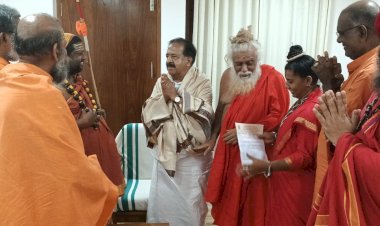ദണ്ഡിസ്വാമി സാധു കൃഷ്ണാനന്ദ സരസ്വതി സനാതന സന്ത് സമിതി സംസ്ഥാന അദ്ധ്യക്ഷൻ ഹിന്ദു പാർലമെന്റ് ആത്മീയ സഭയ്ക്കും ഇനി സ്വാമി നേതൃത്വം നൽകും