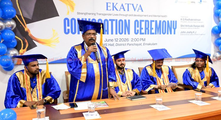 ട്രാൻസ്‌ജെൻഡർ സമൂഹത്തിന് സ്വയംതൊഴിൽ ഉറപ്പാക്കണം, ‘ഏകത്വ’ പദ്ധതി മാതൃകപ്പരം ജില്ലാ പഞ്ചായത്ത് പ്രസിഡന്റ് കെ.ജി രാധാകൃഷ്ണൻ