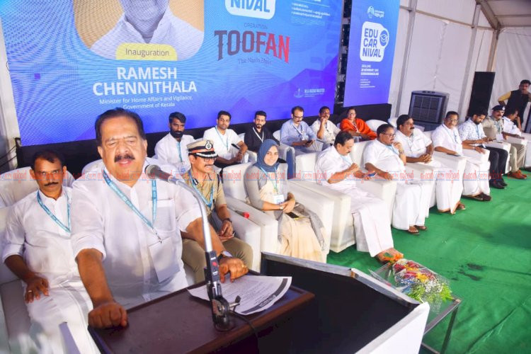 ​ലഹരി മാഫിയയുടെ വേരറുക്കാൻ ഓപറേഷൻ തൂഫാൻ ജനങ്ങളെ അണിനിരത്തുമെന്ന് മന്ത്രി രമേശ് ചെന്നിത്തല