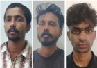 സൂപ്പർമാർക്കറ്റിൽ ഷട്ടർ പൊളിച്ച് പണവും മൊബൈൽ ഫോണുകളും കവർന്ന കേസിൽ മൂന്ന് പേരെ പോലീസ് അറസ്റ്റ് ചെയ്തു
