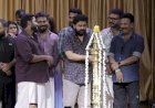 ഉർവ്വശിയും നവ്യയും ധ്യാനും ഒന്നിക്കുന്ന വിസിറ്റർ ; ഭദ്രദീപം തെളിയിച്ച് സ്വിച്ച് ഓൺ കർമ്മം നിർവ്വഹിച്ച് ദിലീപ്