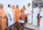 ​ഗുരുദേവ ദർശനങ്ങൾക്ക് കാലാതീതമായ പ്രസക്തി ശിവഗിരി മഠം സന്ദർശിച്ച് മന്ത്രി കെ. മുരളീധരൻ