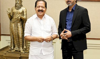 ഓപ്പറേഷൻ തൂഫാൻ മുഖ്യമന്ത്രി ജോസഫ് വിജയുമായി കൂടിക്കാഴ്ച നടത്തി രമേശ് ചെന്നിത്തല