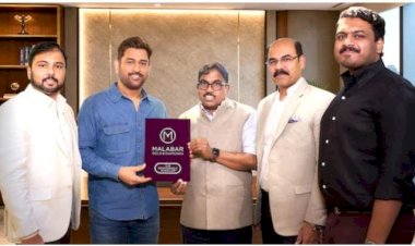 എം.എസ്. ധോണി മലബാർ ഗോൾഡിന്റെ ബ്രാൻഡ് അംബാസഡർ