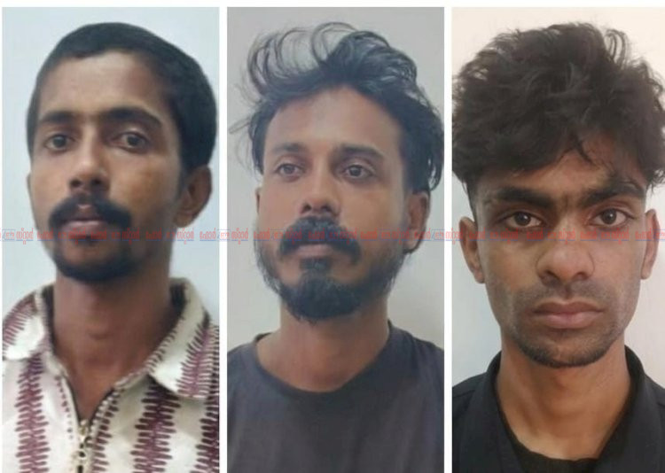 സൂപ്പർമാർക്കറ്റിൽ ഷട്ടർ പൊളിച്ച് പണവും മൊബൈൽ ഫോണുകളും കവർന്ന കേസിൽ മൂന്ന് പേരെ പോലീസ് അറസ്റ്റ് ചെയ്തു