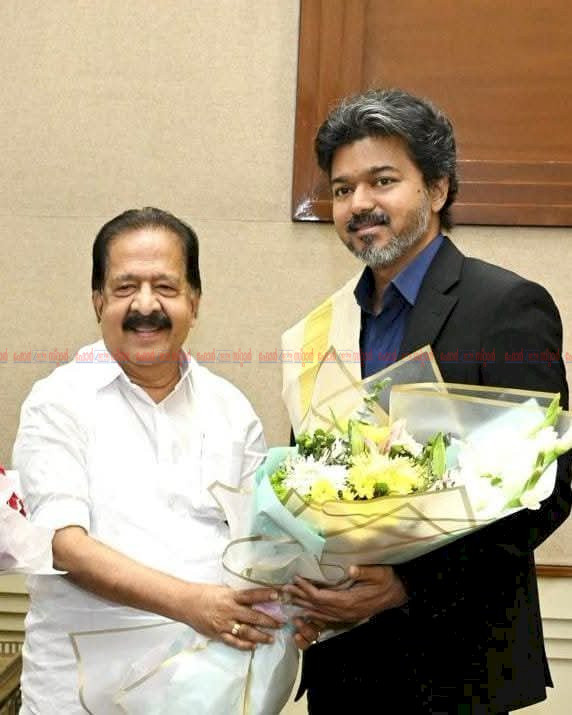 ഓപ്പറേഷൻ തൂഫാൻ മുഖ്യമന്ത്രി ജോസഫ് വിജയുമായി കൂടിക്കാഴ്ച നടത്തി രമേശ് ചെന്നിത്തല