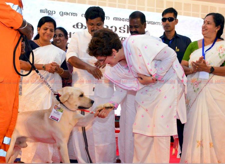 ദുരന്തമുഖത്ത് വയനാട്ടുകാര്‍ ഒറ്റക്കെട്ടായി നിലകൊണ്ടു എം.പി പ്രിയങ്ക ഗാന്ധി
