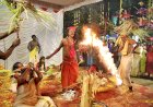 അന്യംനിന്നുപോകുന്ന അപൂർവ്വ അനുഷ്ഠാന ഭംഗിയുമായി പൂപ്പടത്തുള്ളൽ അരങ്ങേറി