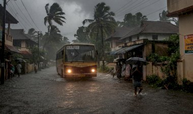 ശക്തമായ മഴയ്ക്കും കാറ്റിനും സാധ്യത ജാഗ്രതാ നിർദേശം