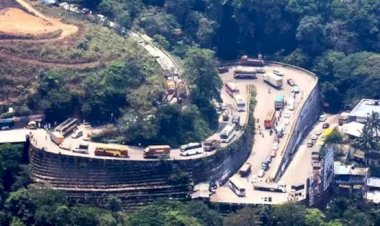 താമരശ്ശേരി ചുരത്തില്‍ കര്‍ശന ഗതാഗത നിയന്ത്രണം വലിയ വാഹനങ്ങള്‍ക്ക് വിലക്ക്
