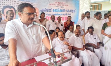 ഹരിപ്പാട് മെഡിക്കൽ കോളേജിന് ആറുമാസത്തിനകം തറക്കല്ലിടും മന്ത്രി കെ. മുരളീധരൻ
