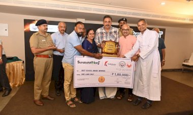 മണപ്പുറം സെൻ്റ് തെരേസാസ് ഹൈസ്കൂളിന് ജില്ലാതല സുരക്ഷിത് മാർഗ് അവാർഡും ഒരു ലക്ഷം രൂപയും